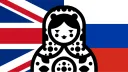 Learn Russian and English banner