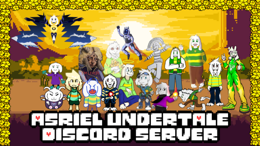 🌈 Asriel Undertale Discord Server ⭐ Discord server banner