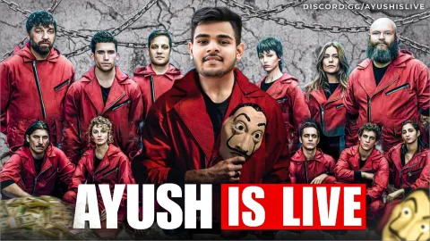 Ayush is live 🇮🇳 banner