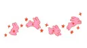 bunny paradise ⋆ stickers ⋆ emojis ⋆ chill Discord server banner