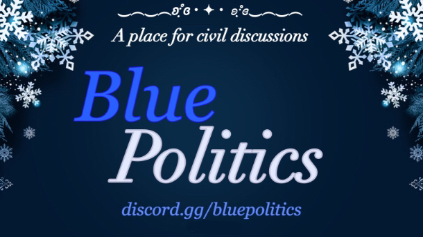 Blue Politics Discord server banner