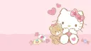 hello kitty ᰍ ۫ 𓂃 sanrio ㆍ social ㆍ tags ㆍ emotes ㆍ chill ㆍ anime ㆍ gaming ㆍ emotes ㆍ decor Discord server banner