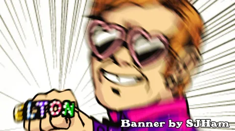 The Elton John Chateau banner