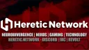 HERETIC.NETWORK banner