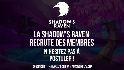 Shadow's Raven | Interserveur banner