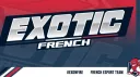 Exotic French banner