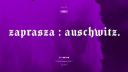 auschwitz. banner