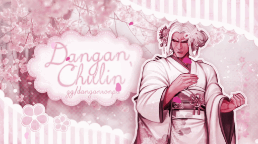 🌷 ˚˖ 𓍢 Dangan Chillin ❀ °.⊹ Discord server banner