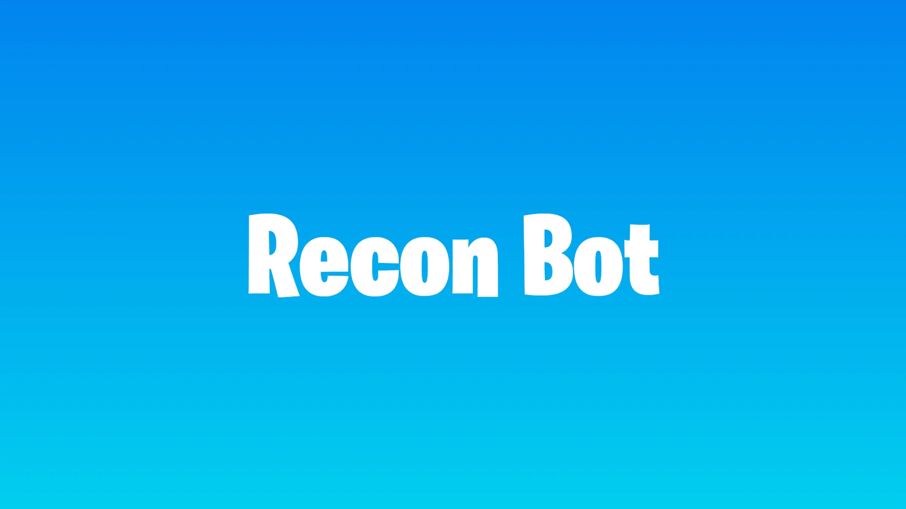 ReconBot#2104 banner