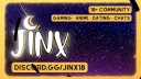 MOVED JINX 18+ - go to gg/jinx18 Discord server banner