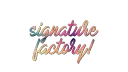 signature factory banner