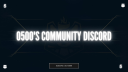 O500's Community Discord server banner