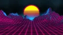 Vapourwave Dragons banner
