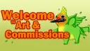 Art & Commissions Discord server banner