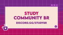 study community 🇧🇷 Discord server banner