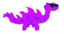 Purple Dinosaurs banner