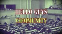 HELLO GUYS banner