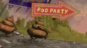 A place where we poop banner