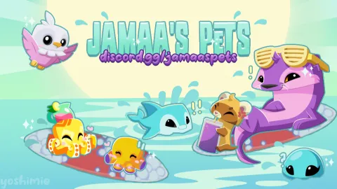 jamaa's pets! ⟢ ˙ ̟ banner