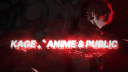 Kage ₊˚ Anime & Public banner