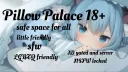 Pillow Palace 18+ banner