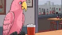The Flaming Galah banner