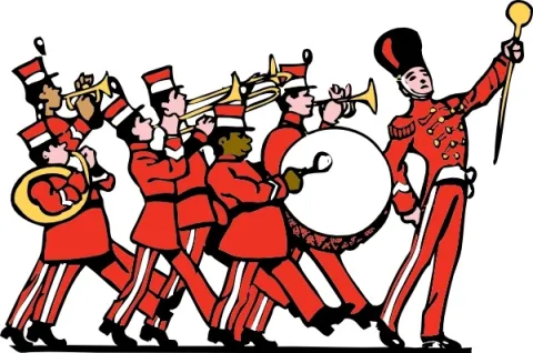 The Marching Band banner