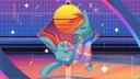 Aesthetic town banner
