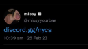 /nycs ; gifs & icns ; join for tag ; boost us Discord server banner