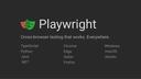 Playwright Banner