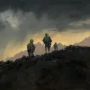 Custer's Headquarters banner