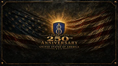Eighth Infantry Division banner