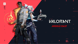 Valorant Middle East server banner
