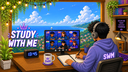 STUDY WITH ME Banner