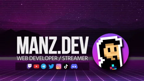 Manz.dev banner