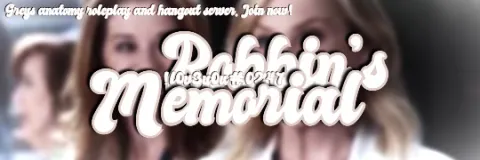 Robbins Memorial ❤ banner