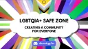 LGBTQIA+ Safe Zone banner