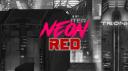 Neon Red Banner