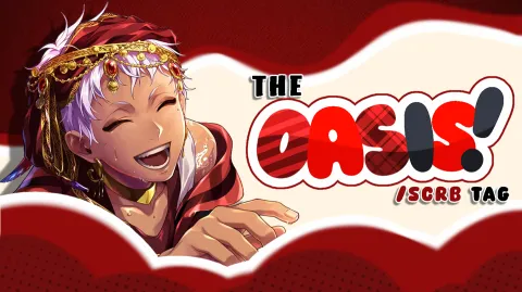 THE﹒ OASIS ꩜﹒︵ /SCRBTag banner