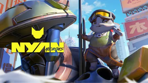Nyan Heroes banner