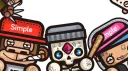 The Simples banner