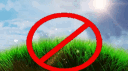 DON'T TOUCH GRASS banner