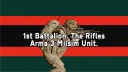 1st Battalion, The Rifles banner