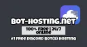 Bot-hosting.net • 24/7 • Free Host For Discord Bots Discord server banner