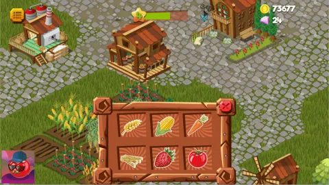 Veggies Farm Game and Edgy Veggies banner