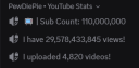 YouTube Stats banner