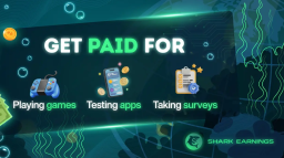 Shark Earnings: Earn Money & Rewards server banner