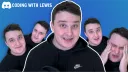 Lewis Menelaws / Coding with Lewis banner