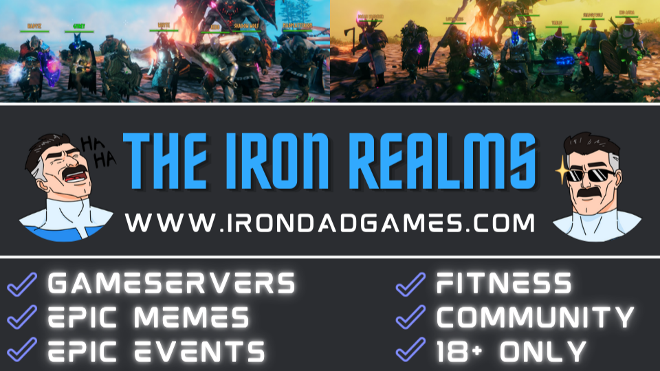 The Iron Realms Discord server banner
