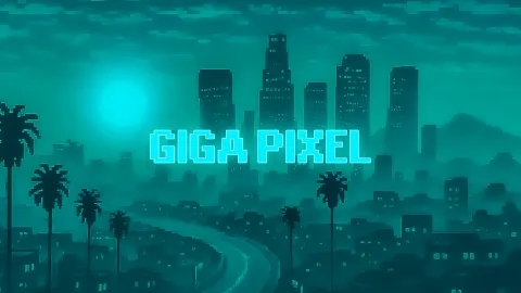 GIGA PIXEL banner